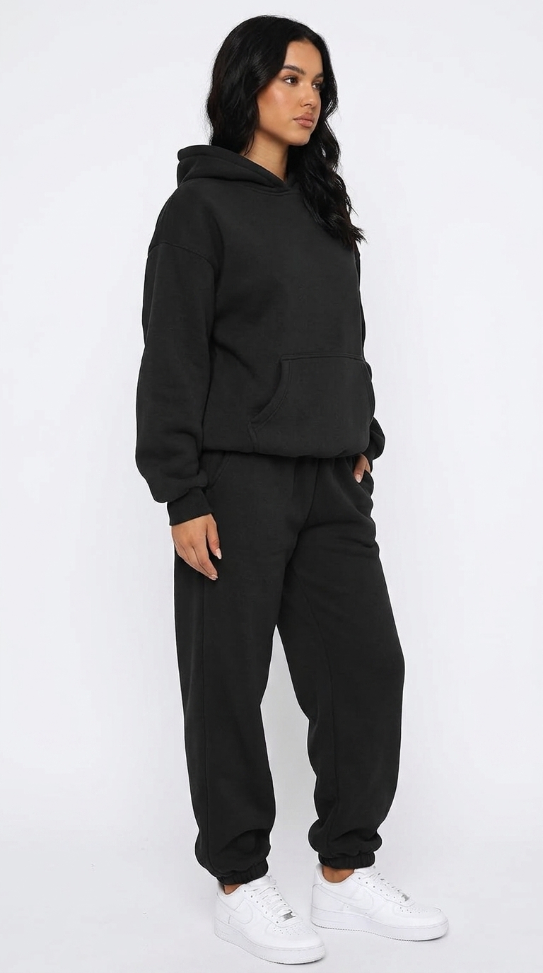 Relaxed Hoodie Jogger Set - Image 2