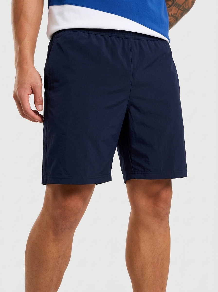 Navy Tape Swim Shorts - Image 5