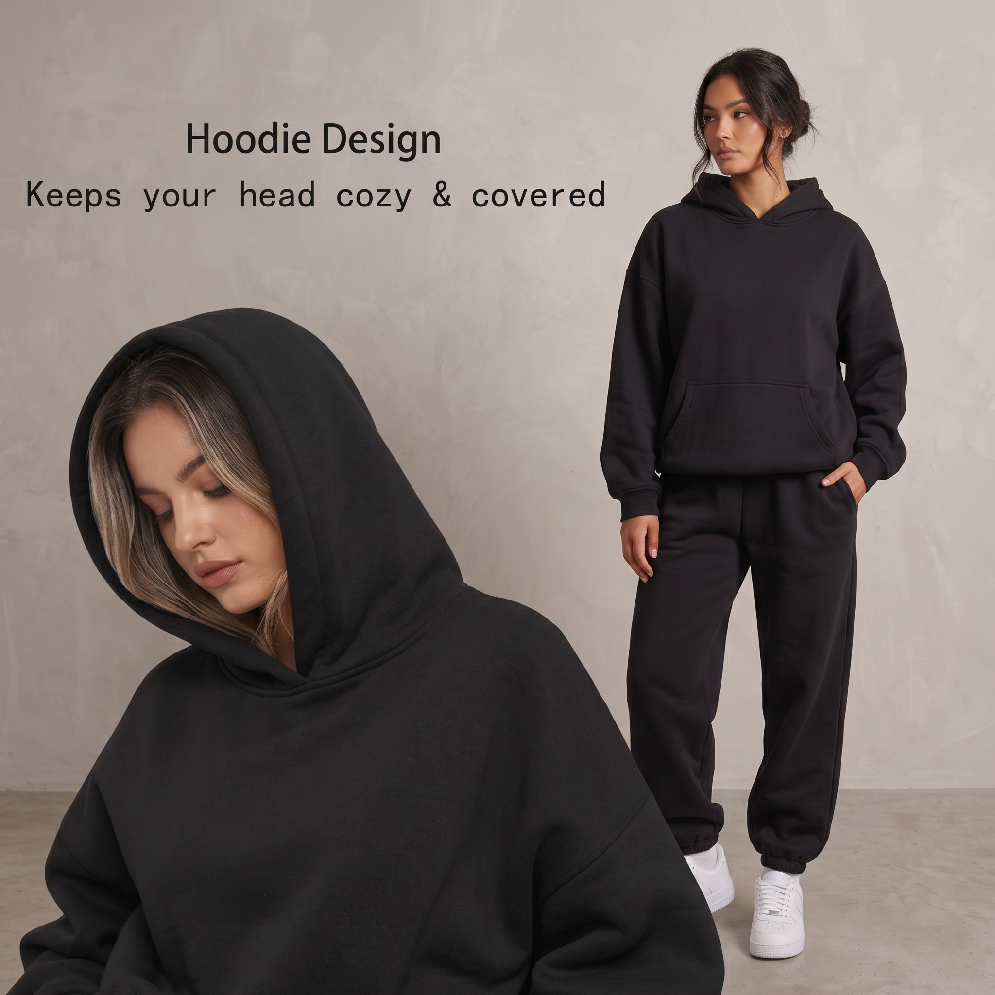 Women’s 2-Piece Oversized Hoodie & Sweatpants Set - Image 4