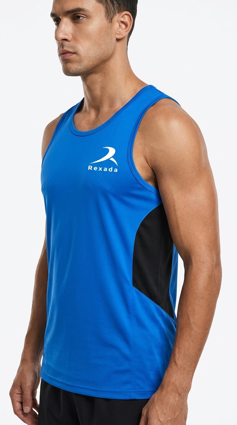 Men's Polyester Singlet - Image 3