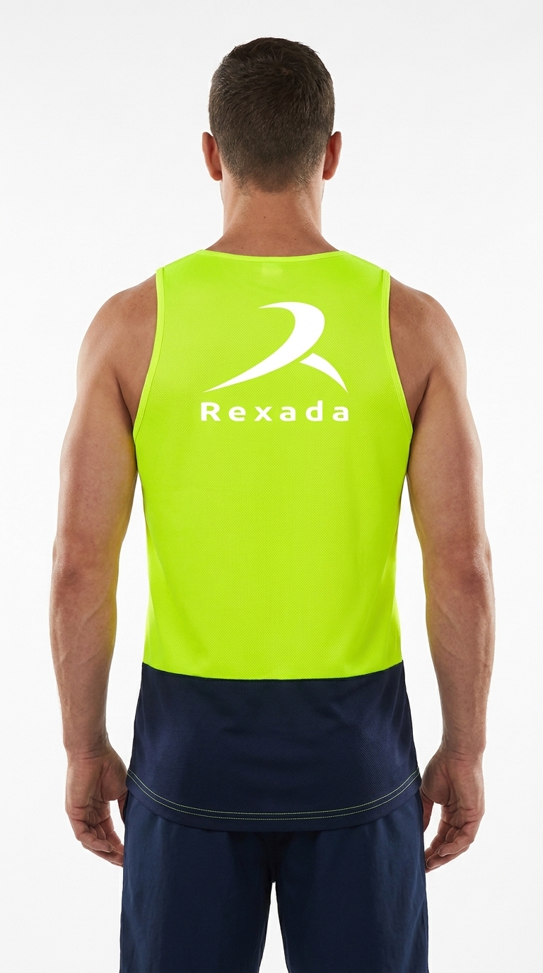 Hi-Vis Traditional Singlet - Image 2