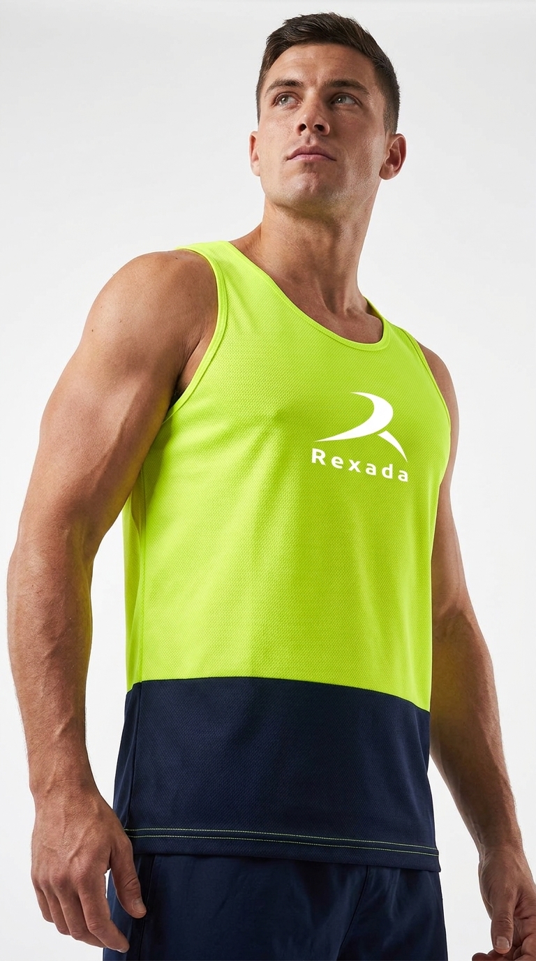Hi-Vis Traditional Singlet - Image 3