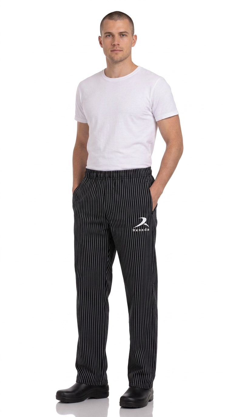 Pinstripe Kitchen Trousers - Image 3