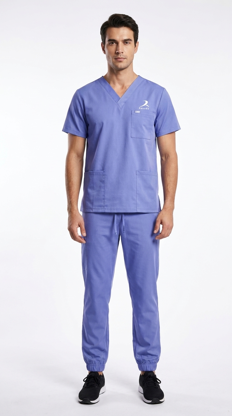 Periwinkle Scrub Set