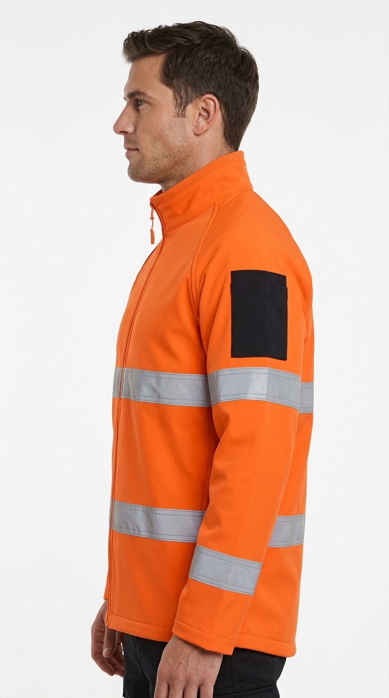 Hi Vis 4602 Day Night Softshell Jacket - Image 2