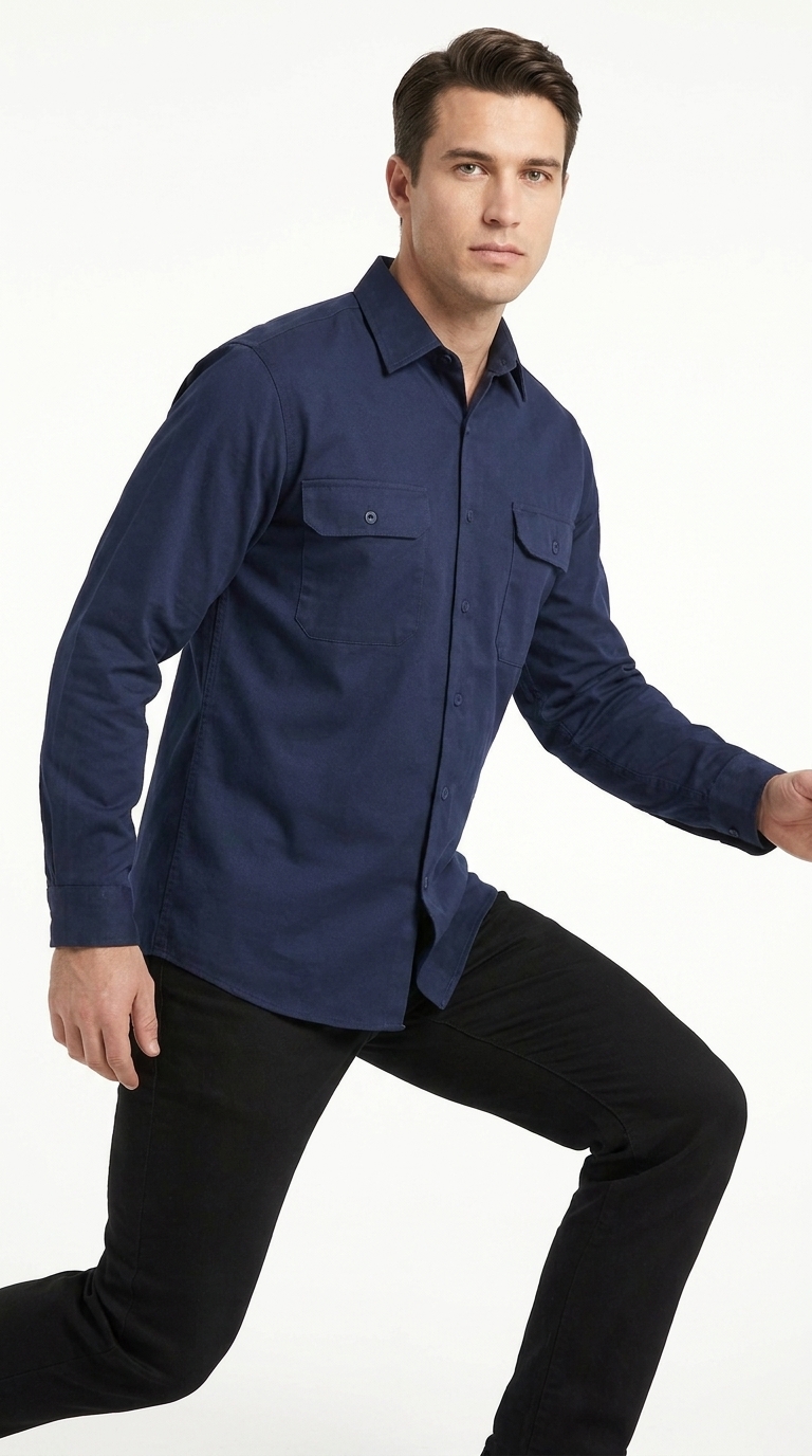 150G Long Sleeve Work Shirt - Image 6