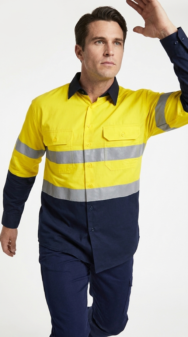 Hi Vis Day Night Ripstop Shirt - Image 3