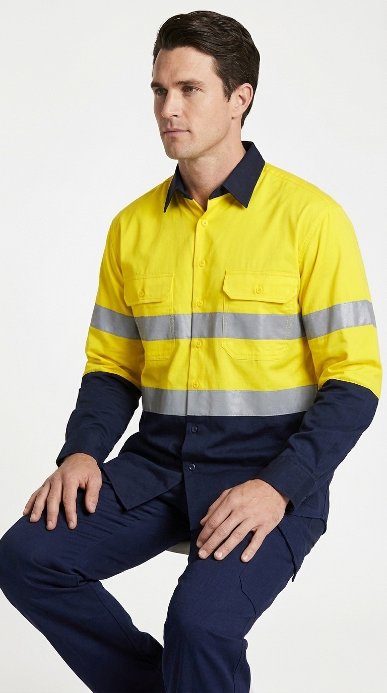 Hi Vis Day Night Ripstop Shirt - Image 4
