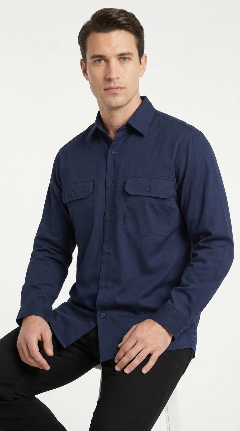 150G Long Sleeve Work Shirt - Image 5