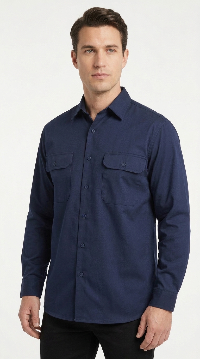 150G Long Sleeve Work Shirt - Image 4