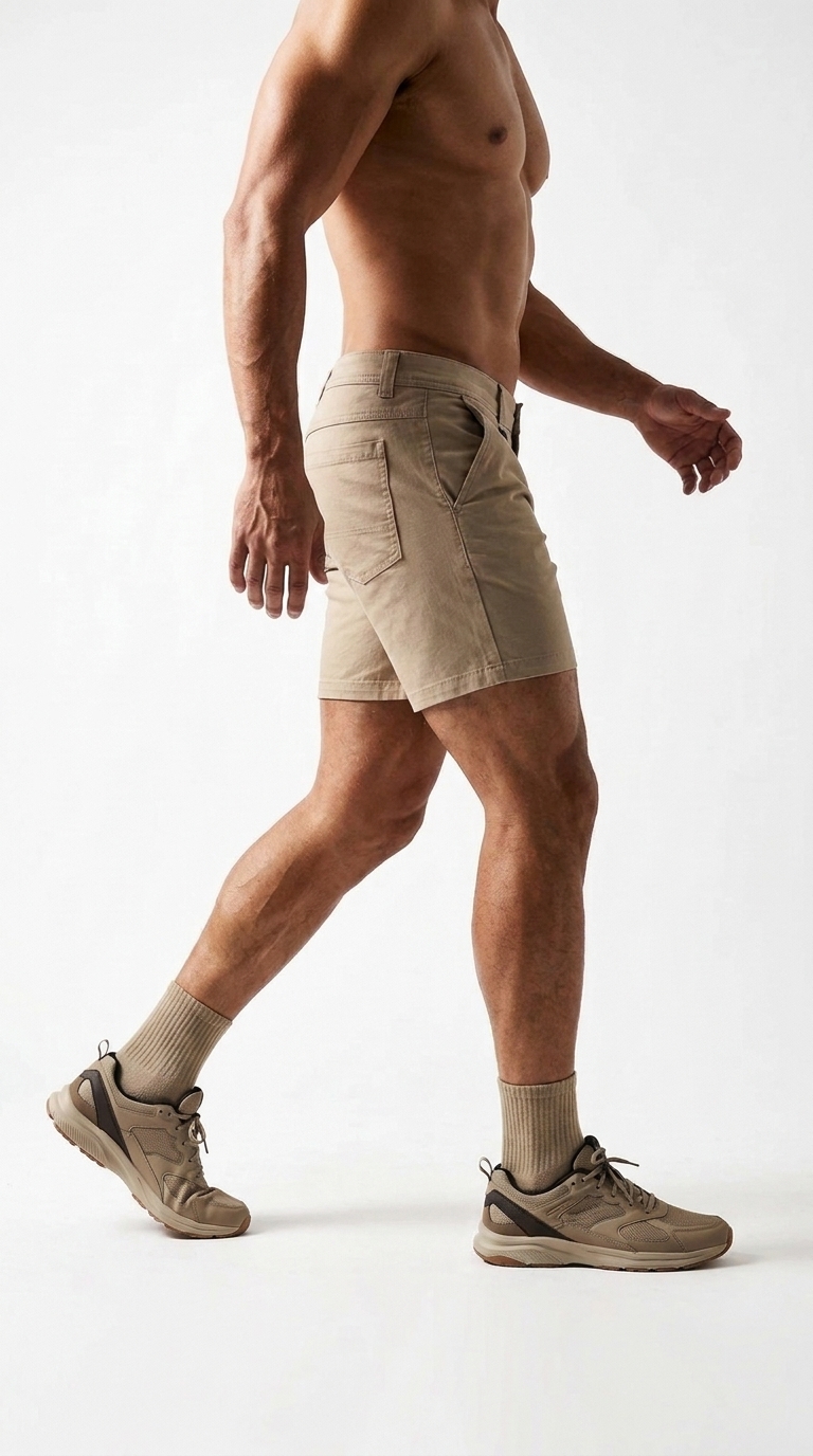 Stretch Cotton Drill Shorts - Image 5