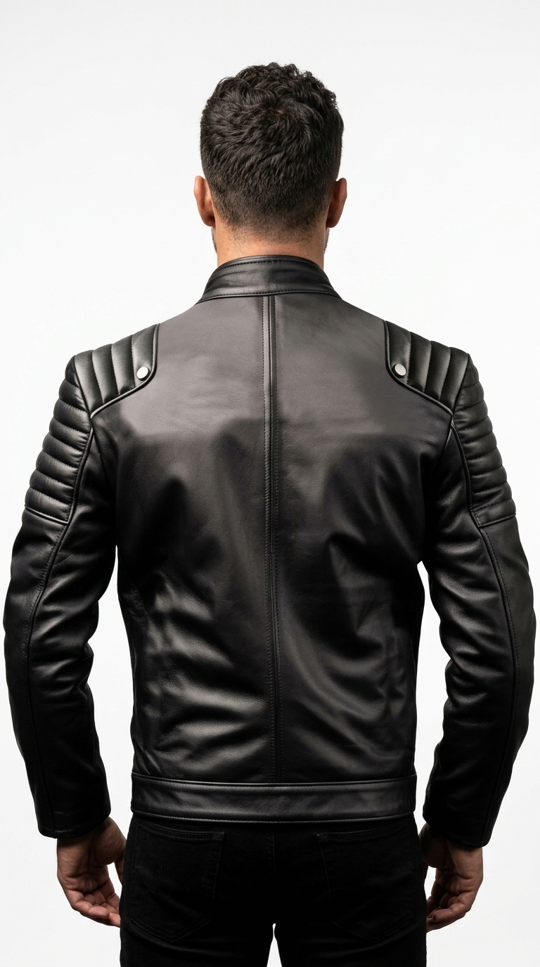 Sportage Black White Racer Jacket - Image 3