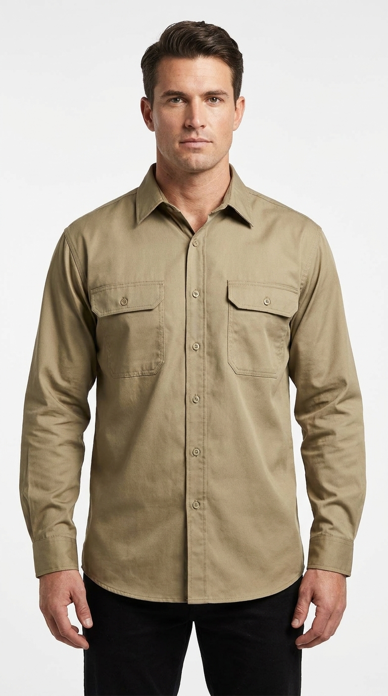Lightweight Drill Work Shirt