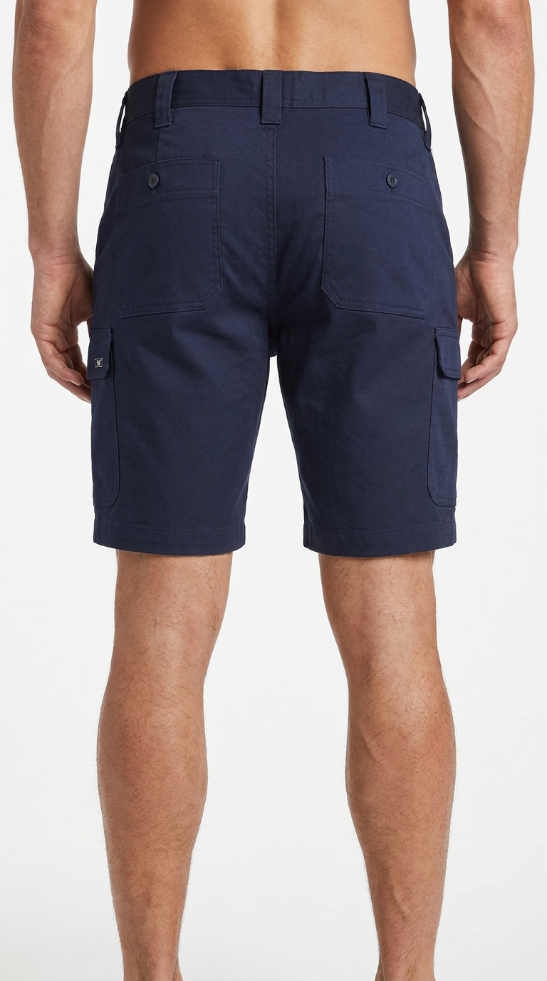 Multi-Pocket Stretch Twill Shorts - Image 2