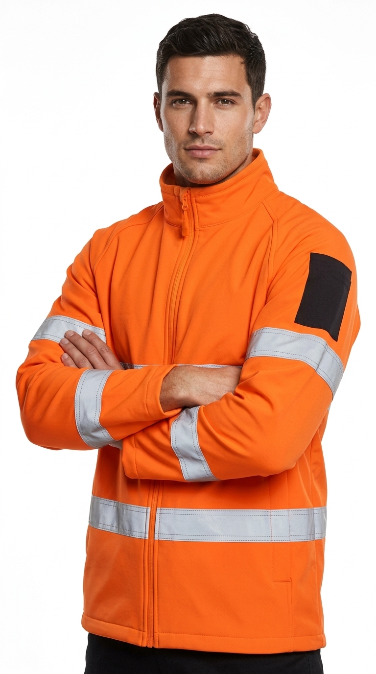 Hi Vis 4602 Day Night Softshell Jacket - Image 3