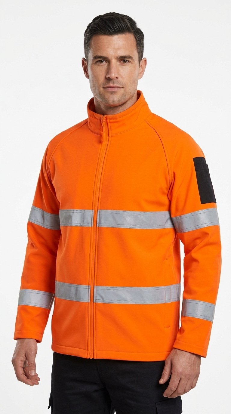 Hi Vis 4602 Day Night Softshell Jacket - Image 4