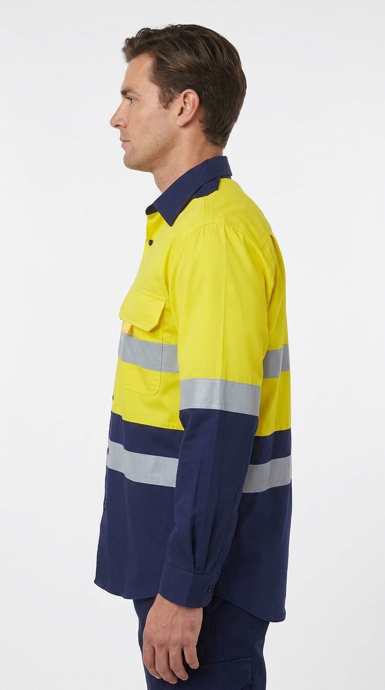 Hi Vis Day Night Ripstop Shirt - Image 2
