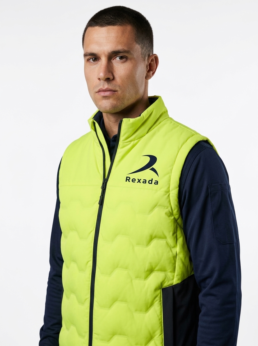 Green Puffer Vest - Image 2