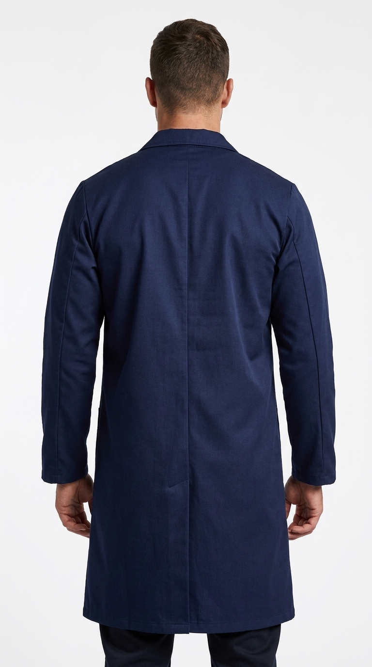 Navy Lab Coat - Image 4