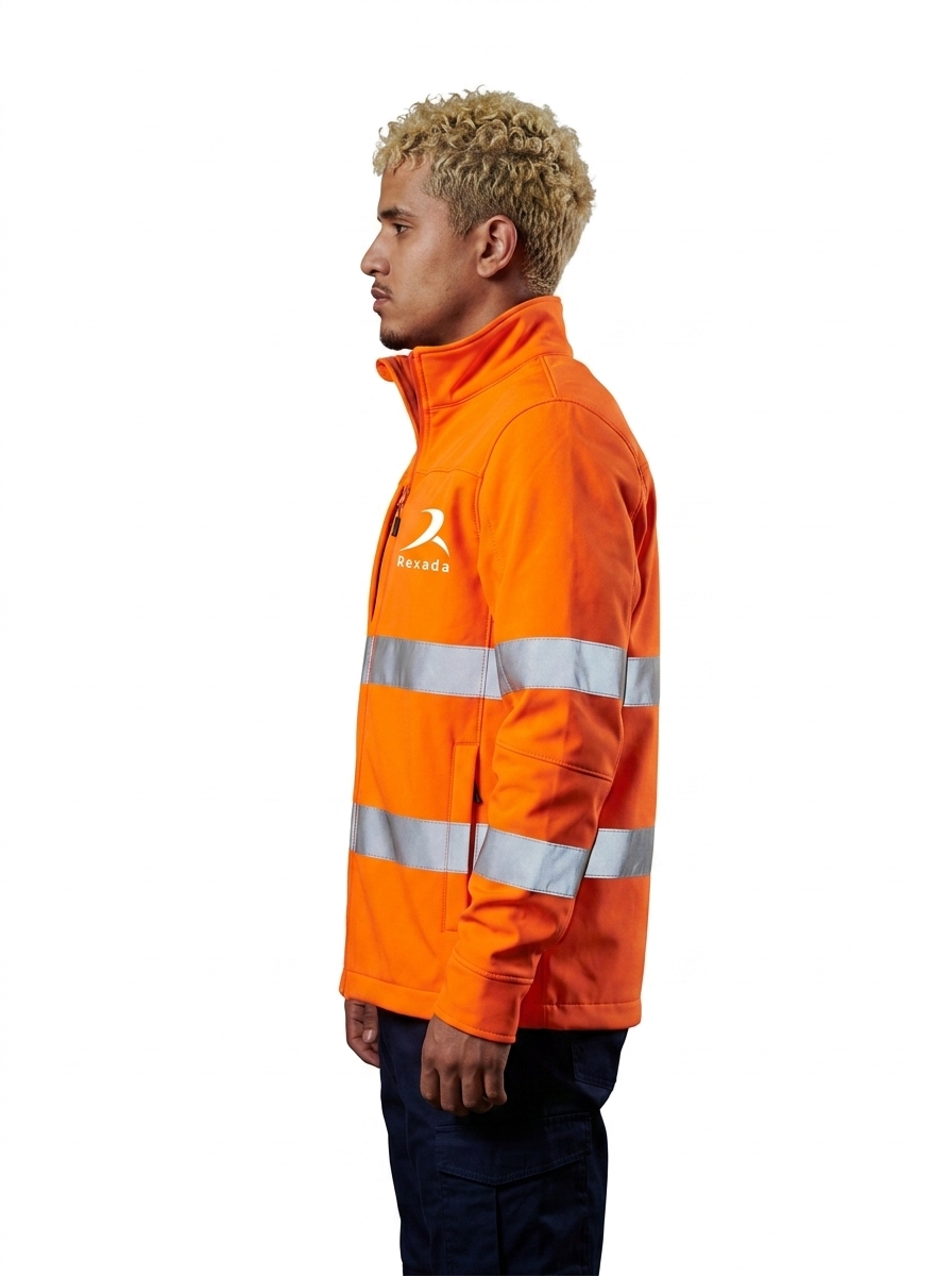 Taped Softshell Work Jacket - Image 2