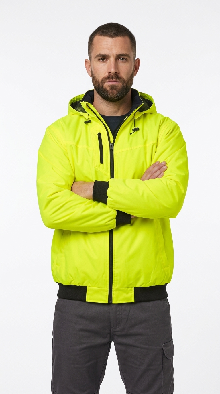 Athena Hi Vis Work Jacket - Image 4