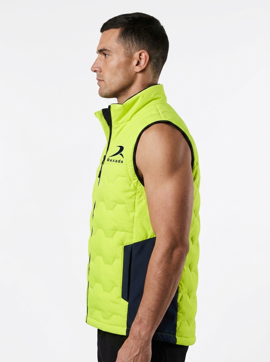 Green Puffer Vest - Image 3
