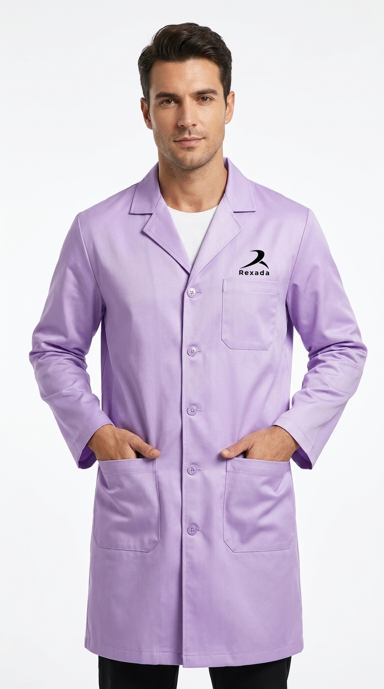 Lavender Professional Lab Coat