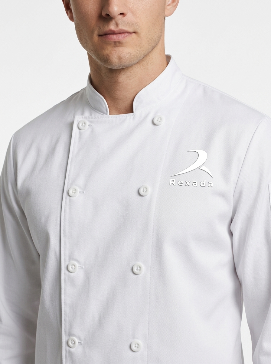 Classic Cotton Chef Jacket - Image 4