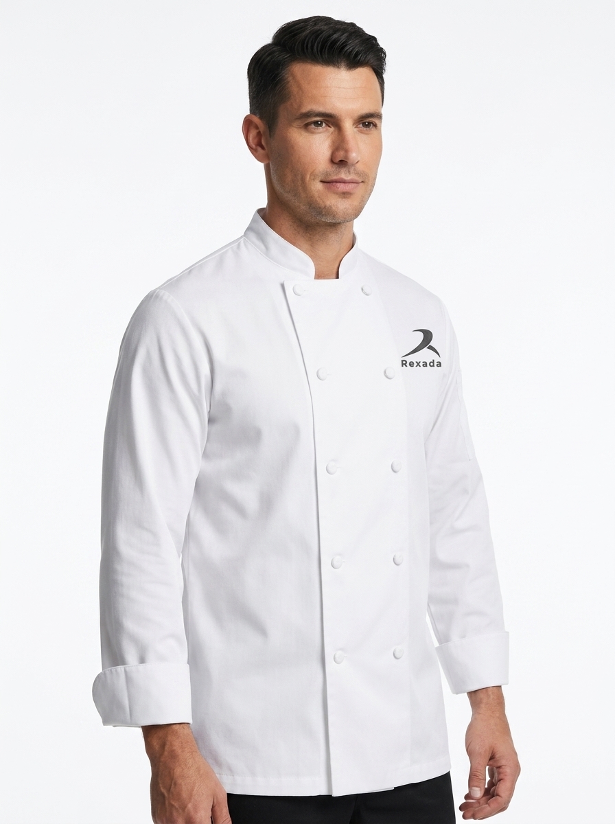 Classic Cotton Chef Jacket - Image 5