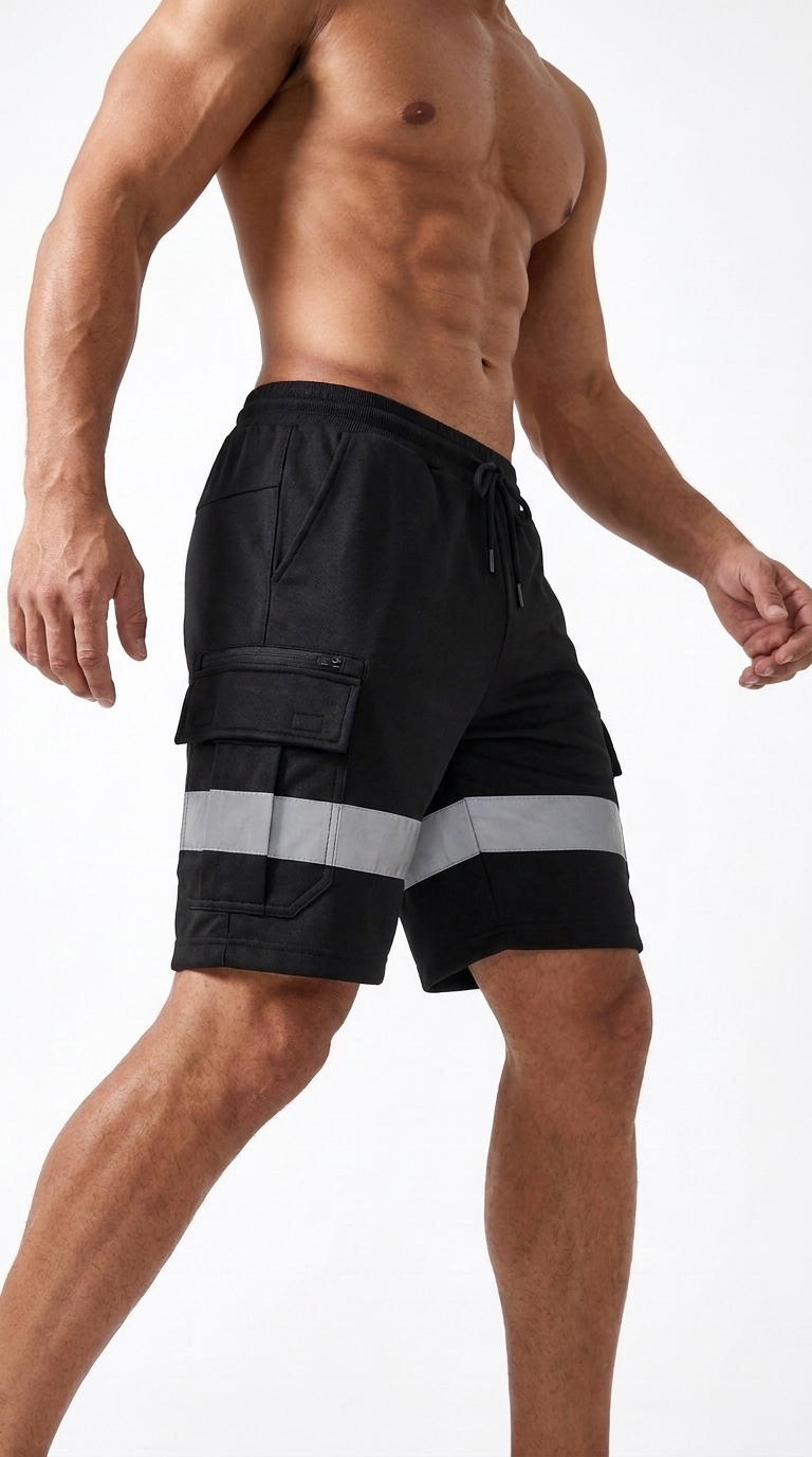 Hi-Vis Cargo Work Shorts - Image 3