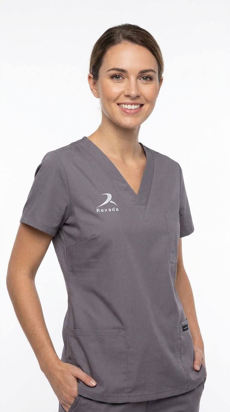 Grey Utility Scrub Set - Image 2