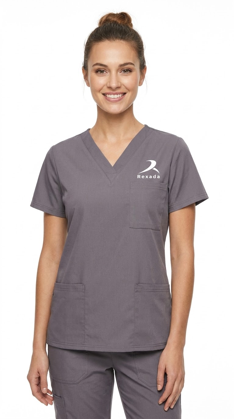 Grey Utility Scrub Set - Image 3