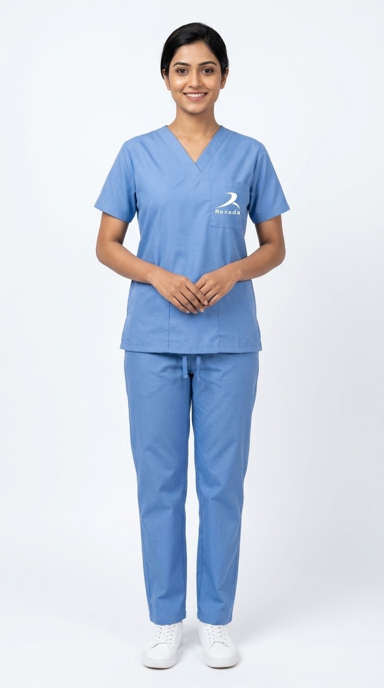 Blue Scrub Set