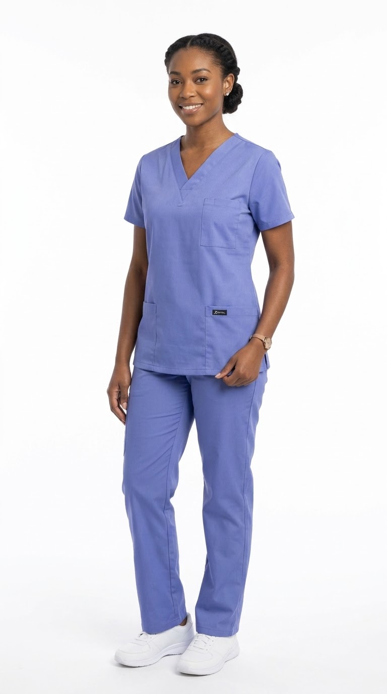 Periwinkle Scrub Set - Image 2
